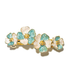 Golden Flower Hair Clip Barrette Hairpin Accessories
