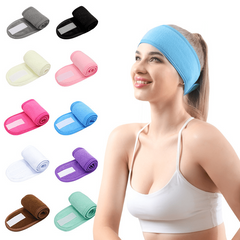 Women Headband Adjustable Wide Hairband Yoga Spa Bath Shower Makeup