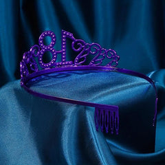 18th Crown Birthday Party Headdress Decoration Hair Accessories