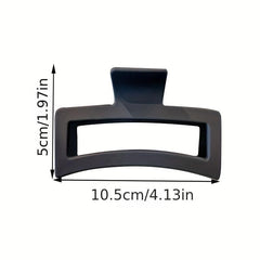 Matte Square Hair Claw Clip Strong Hold Grip Accessory