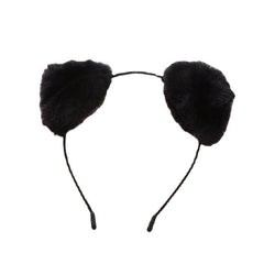 Cartoon Plush Cat Ears Headband Fluffy Costume Halloween Accessories