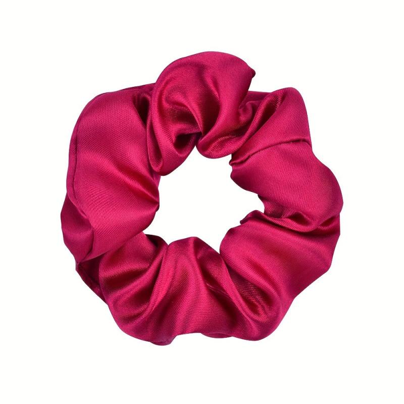 Colorful Satin Scrunchie Hair Tie Silky Hair Rope Female Hair Accessories