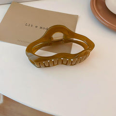Irregular Cloud Acetate Acrylic Hair Claw Clip Strong Grip Hair Jaw Clip