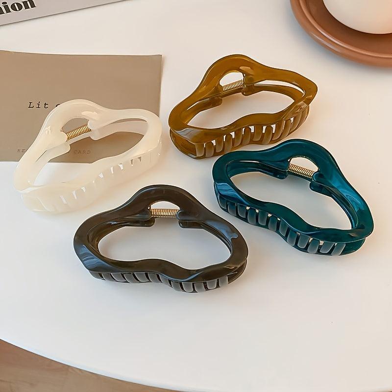 Irregular Cloud Acetate Acrylic Hair Claw Clip Strong Grip Hair Jaw Clip