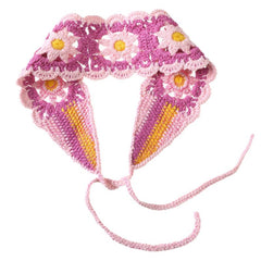 Sunflower Crochet Headband Boho Style Hairband Headscarf Hair Accessory
