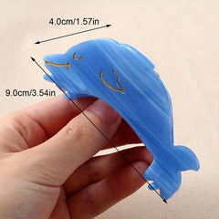 Acetate Dolphin Hair Claw Ponytail Holder Shark Claw Hair Accessories