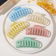 Matte Large Banana Jaw Clips 4pcs Hair Accessories