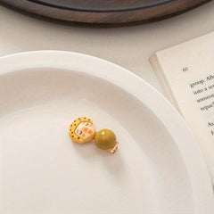 Funny Bead Doll Hair Clip Duckbill Barrette Hair Slides Clip
