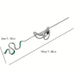 Metal Snake Shaped Hair Stick Hair Accessories For Women Girls