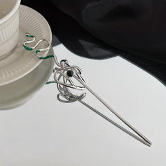 Metal Snake Shaped Hair Stick Hair Accessories For Women Girls