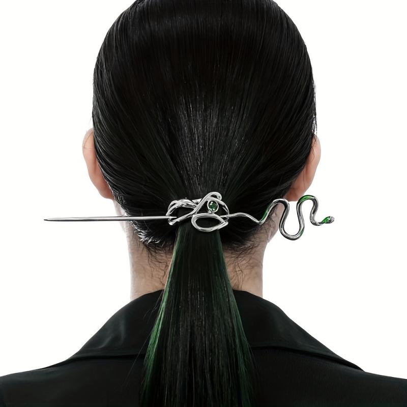Metal Snake Shaped Hair Stick Hair Accessories For Women Girls
