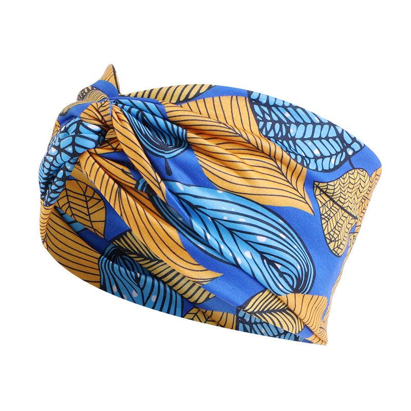Boho Print Headbands Hairband Wide Sweatbands Hair Accessories Yoga Running