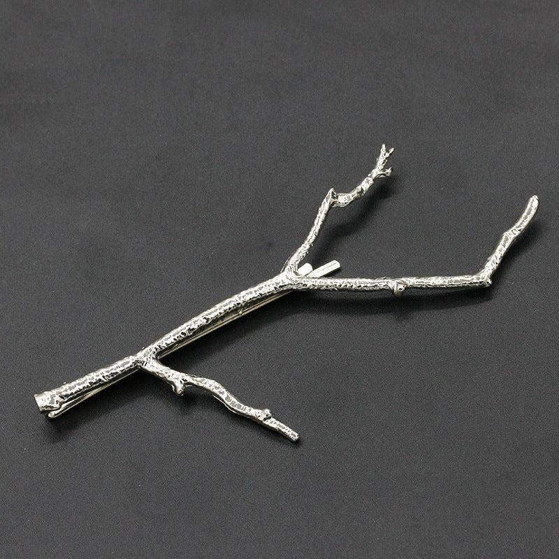 Golden Hair Pin Metal Branches Hair Clip Wedding Hair Accessories