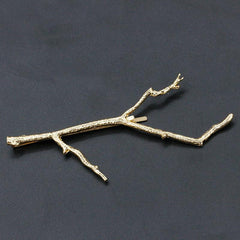 Golden Hair Pin Metal Branches Hair Clip Wedding Hair Accessories