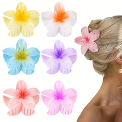 Flower Hair Claw Hawaiian Style Hair Accessory for Women
