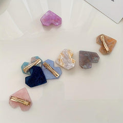 Heart Shape Side Clip Sweet Bangs Clip Hair Accessories