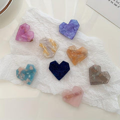 Heart Shape Side Clip Sweet Bangs Clip Hair Accessories