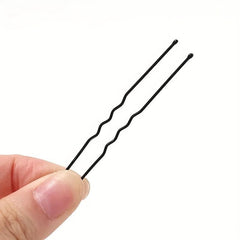 50pcs U Shaped Metal Hair Pin For Bun Wedding Hair Styling