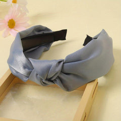 Plaid Pattern Hair Band Solid Headband Women Girls Hair Accessories