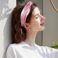 Plaid Pattern Hair Band Solid Headband Women Girls Hair Accessories