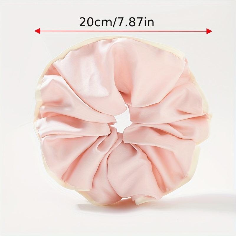 Satin Hair Tie Style Hair Rope Ruffled Ponytail Holder Hair Tie