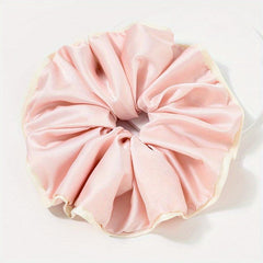 Satin Hair Tie Style Hair Rope Ruffled Ponytail Holder Hair Tie