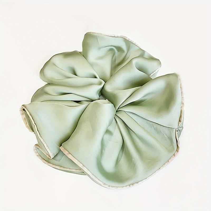 Satin Hair Tie Style Hair Rope Ruffled Ponytail Holder Hair Tie