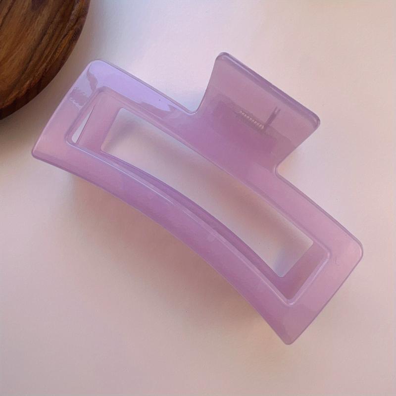 Large Clear Hair Claw Clip Non Slip Strong Hold Grip Hair Jaw Clip