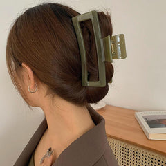 Large Clear Hair Claw Clip Non Slip Strong Hold Grip Hair Jaw Clip