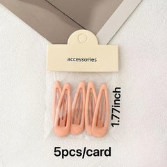 Candy Hair Clip Solid Color Hair Accessories