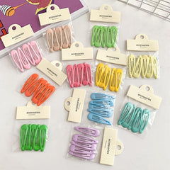 Candy Hair Clip Solid Color Hair Accessories