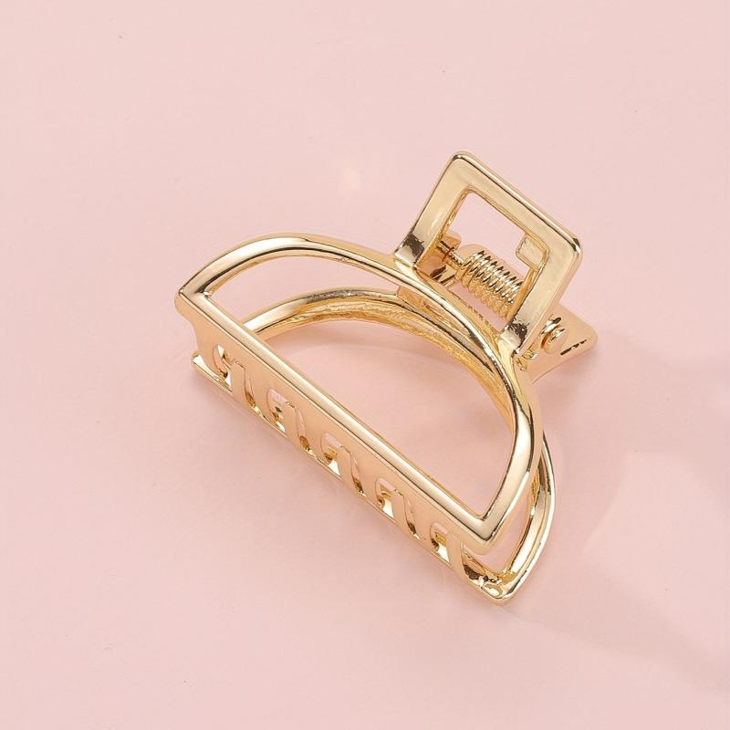 Metal Golden Women Hair Claw Vintage Hairpin Clip Hair Accessories