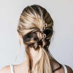 Metal Golden Women Hair Claw Vintage Hairpin Clip Hair Accessories
