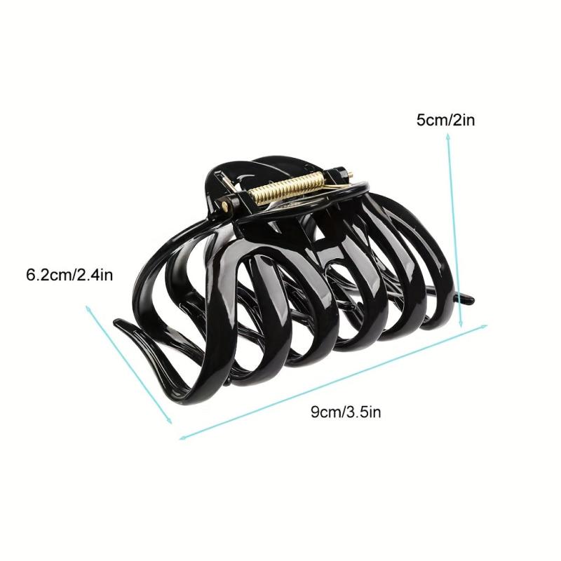 Octopus Hair Claw Resin Nonslip Ponytail Holder Hair Clip