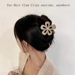 8pcs Cartoon Flower Hair Claw Hairgrip Boho Banana Clip Hair Styling