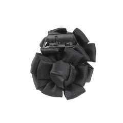 Women's Retro Fabric Flower Hair Claw Ponytail Clip