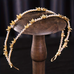 Princess Headband Small Flower Faux Pearl Sweet Hair Accessories