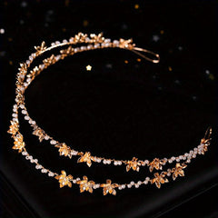 Princess Headband Small Flower Faux Pearl Sweet Hair Accessories