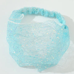 Sequins Headband Wide Hair Band Turban Elastic Hair Accessories
