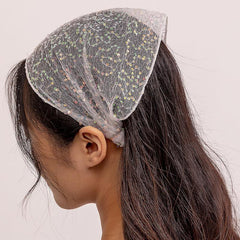 Sequins Headband Wide Hair Band Turban Elastic Hair Accessories