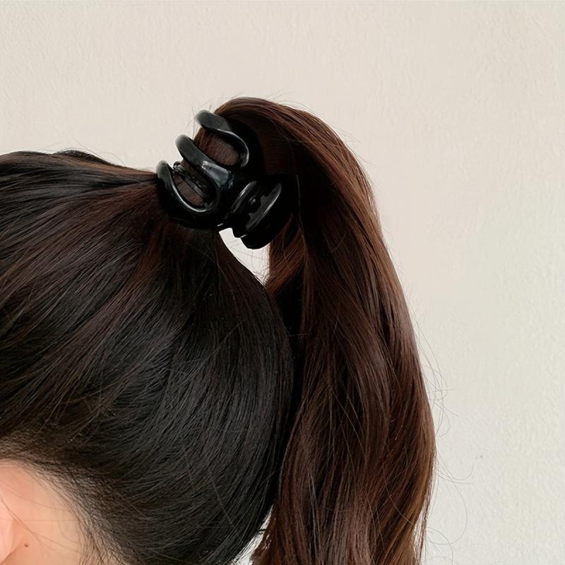 32pcs Shark Claw Hairpin High Ponytail Hair Clip Transparent Style Hair Claw