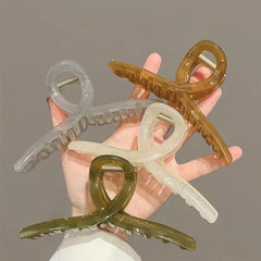 32pcs Shark Claw Hairpin High Ponytail Hair Clip Transparent Style Hair Claw