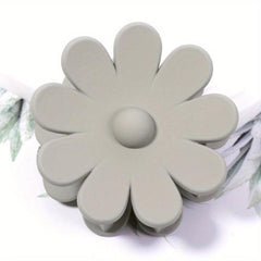 Women Flower Hair Claw Solid Shark Claw Clip Style Hair Accessories