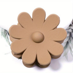 Women Flower Hair Claw Solid Shark Claw Clip Style Hair Accessories