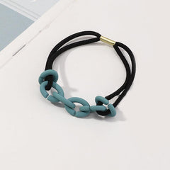 Colorful Chain Girls Hair Tie Small Elastic Hair Bands Ponytail Holder