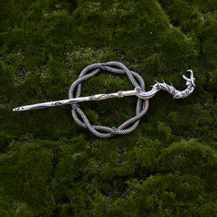 Ouroboros Hair Stick Metal Hairpin Retro Style Hair Accessories