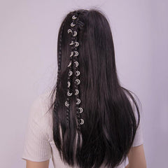 2pcs Star Pendant Hair Chain Sweet Hair Accessories