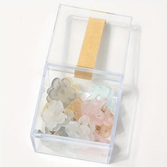 12pcs Wind Frosted Flower Small Hair Clip Female Side Clip Bangs Hair Hair Clip
