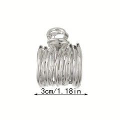 Irregular Wire Wrap Hair Claw Clip Metal Hair Claw High Ponytail Holder