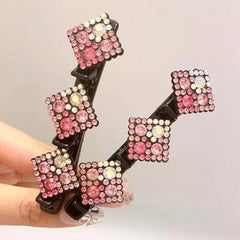 Crystal Stone Rhinestone Barrette Hair Clips